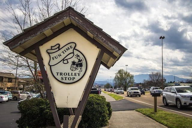 trolley stop pigeon forge