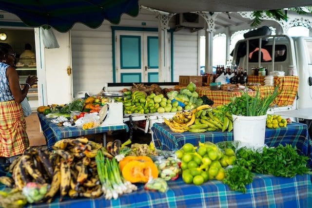 le marché de marigot