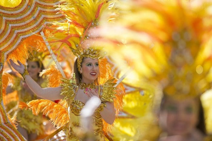 Dancer in the Lemon Festival Parade