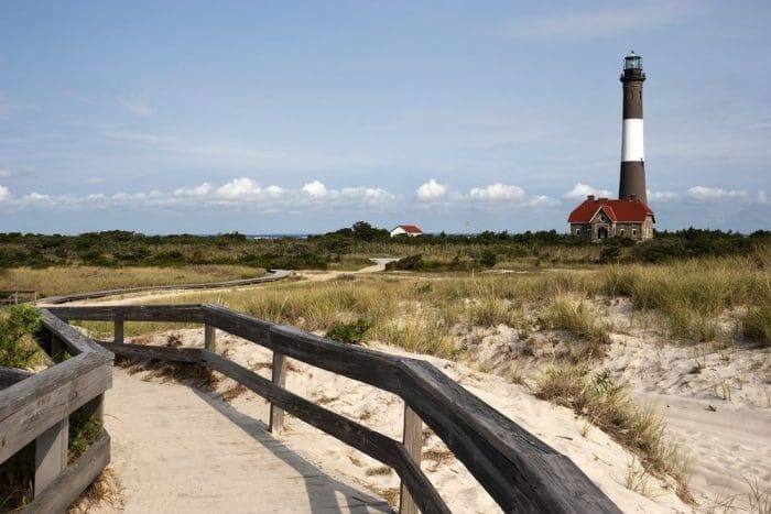 Path to the Fire Island Lighthouse