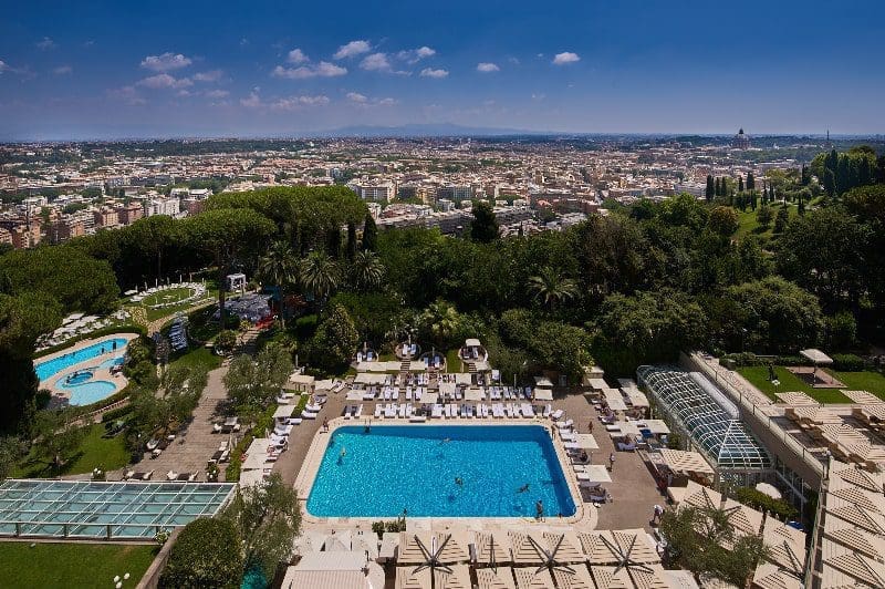 Daytime view over Rome