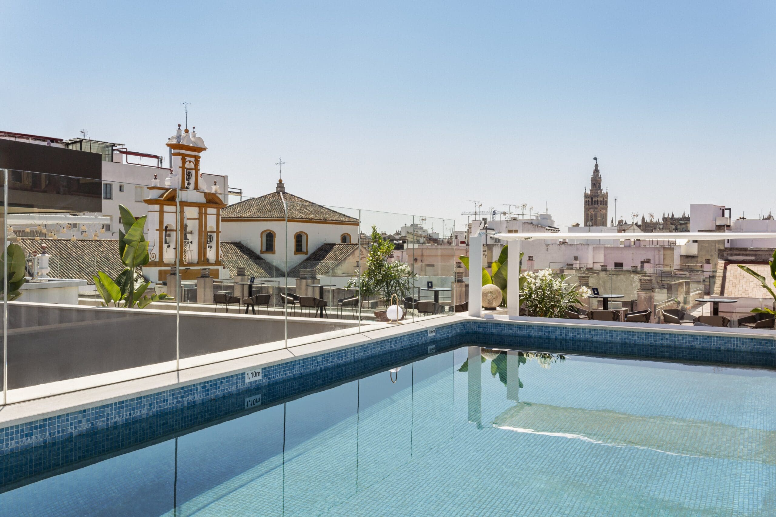 Rooftop pool Hotel Monte Triana