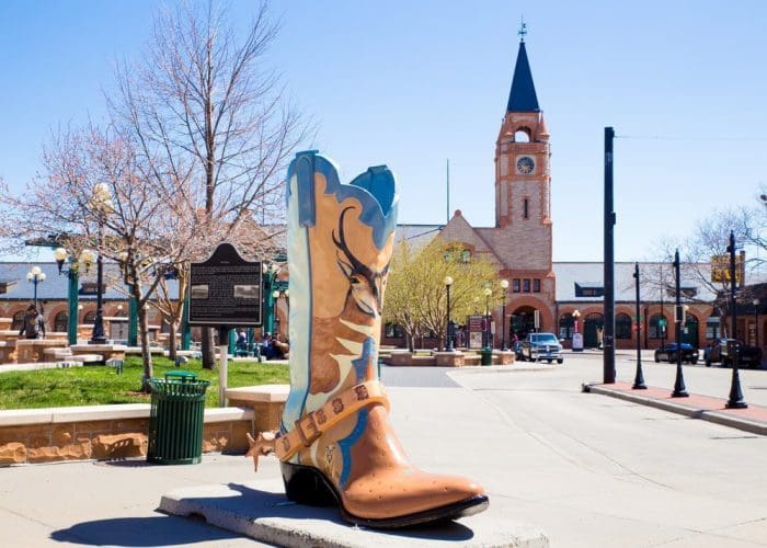 historic downtown Cheyenne Wyoming