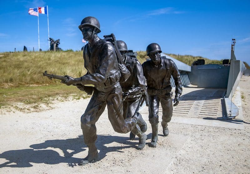 Normandy France D Day Statues