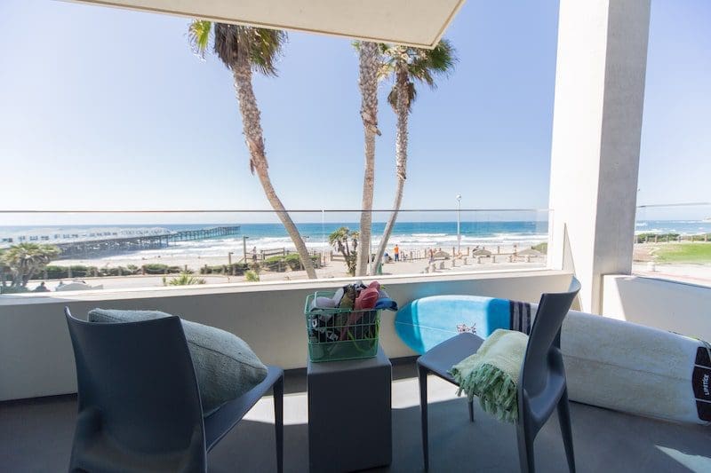 hotel balcony in San Diego
