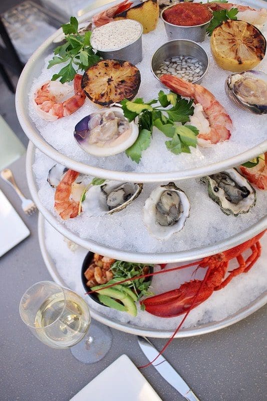 Seafood Tower at restaurant