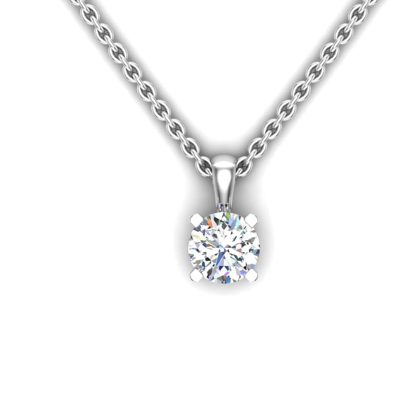 beautiful diamond necklace white background
