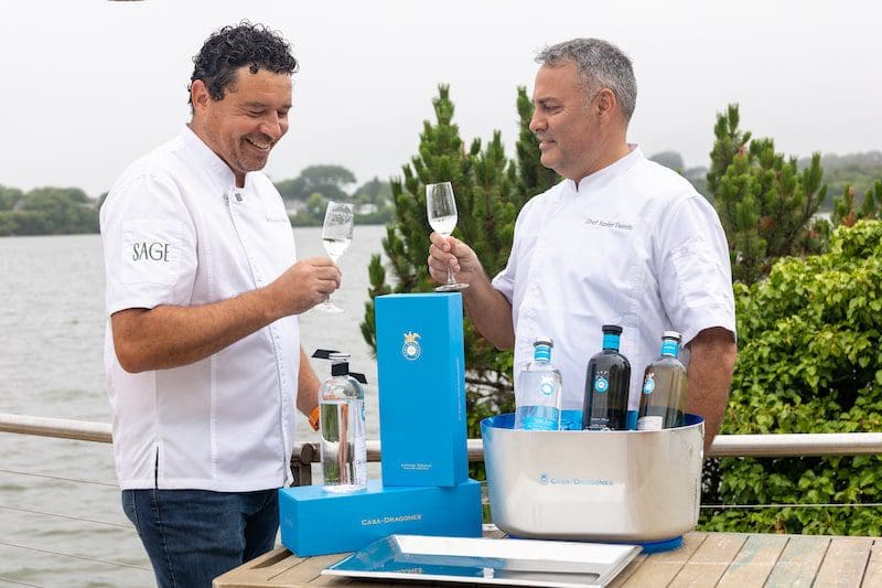 Chef Guillermo Gomez (left), Chef Xavier Psenda (right)