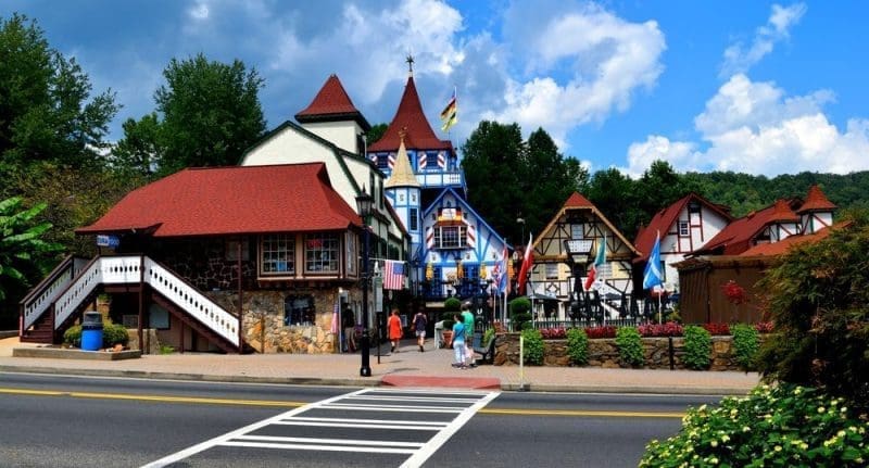 Alpine village in Helen, Georgia