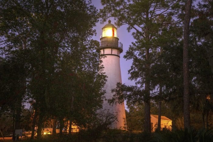 Amelia Island Lighthouse in Amelia Island, Florida