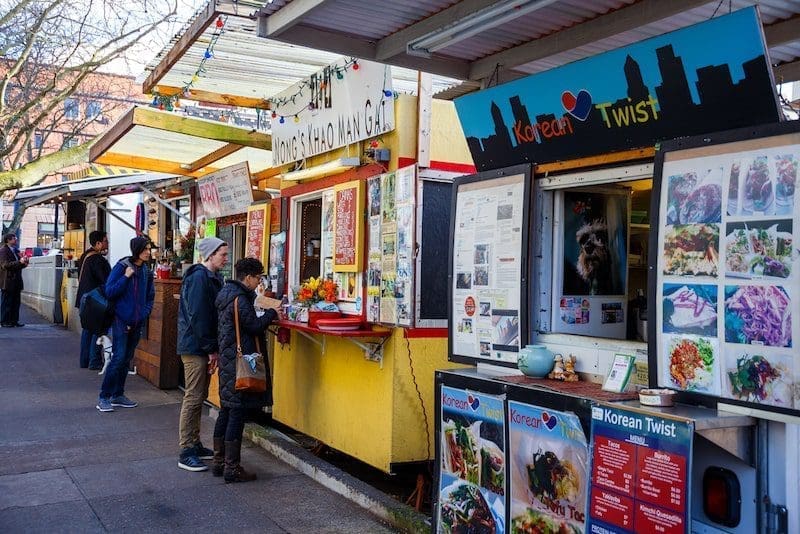 Portland Oregon Food Trucks and Carts