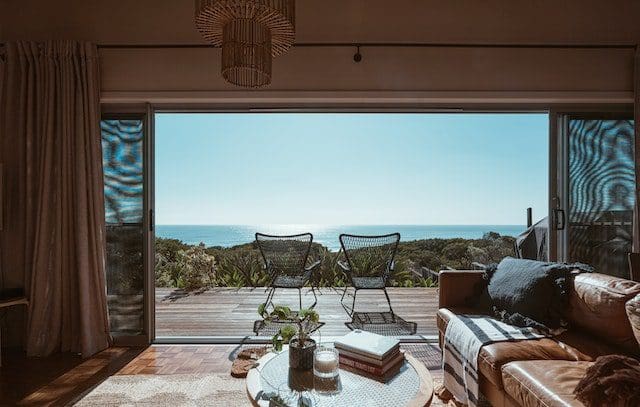 Terrace villa overlooking ocean