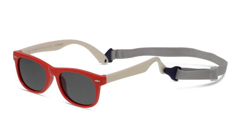 Revel Henson Kids red white sunglasses