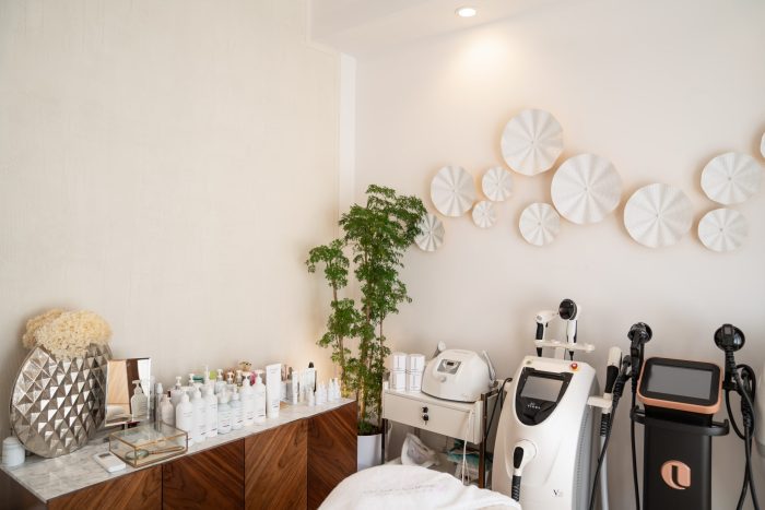 Pietro Simone skincare room