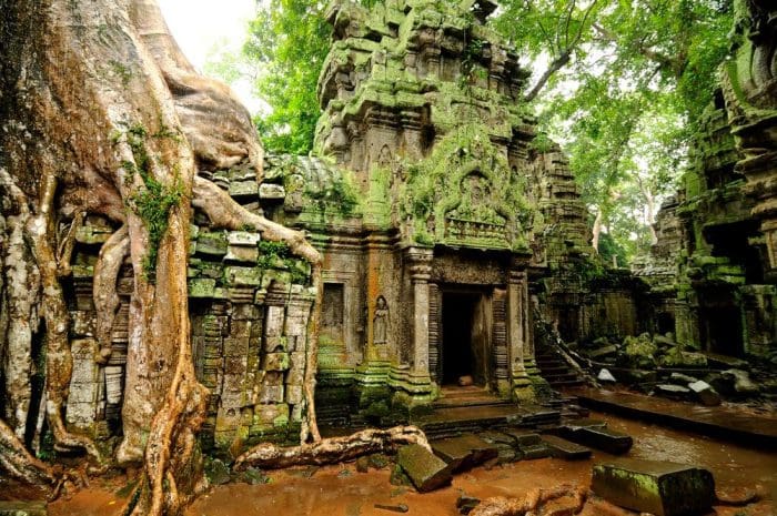 Angkor Wat temple inside