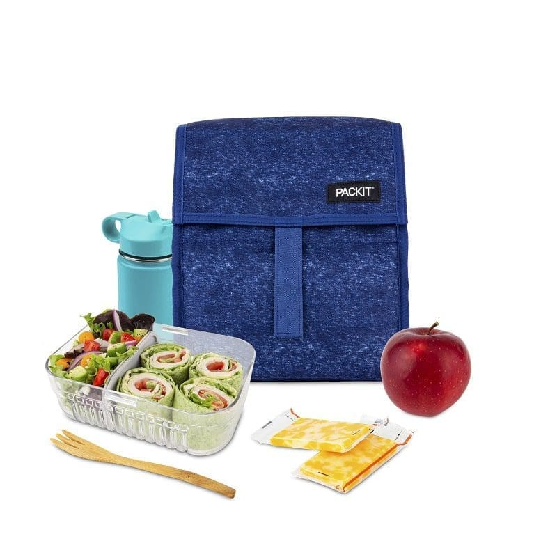 lunch bag navy blue heather back to school packIt