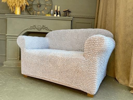 beige sofa cover