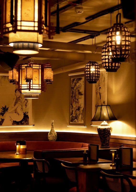 interior at Lucy Wong Fitzrovia