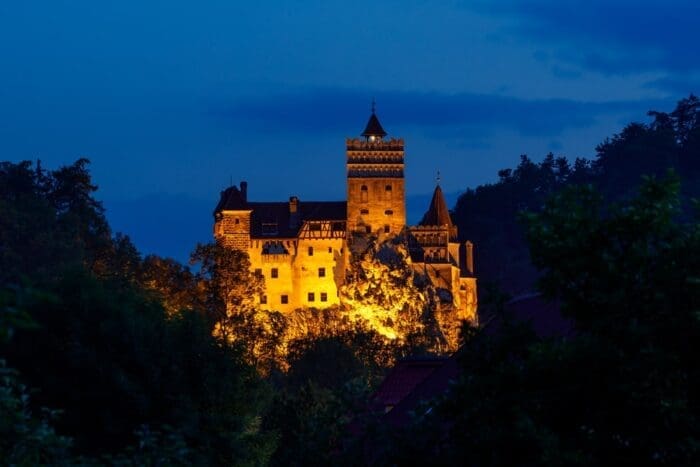 The Bran Castle of Dracula in Romania