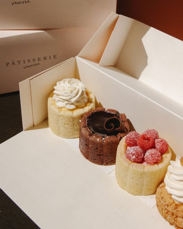 French pastry assortment