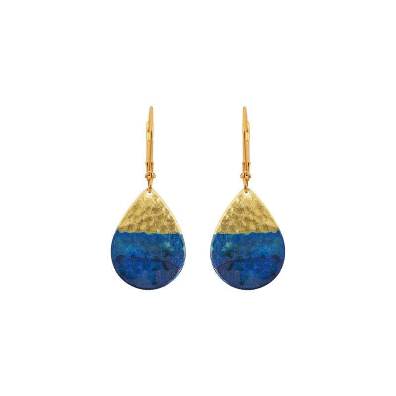 We dream in colour navy Sita earrings