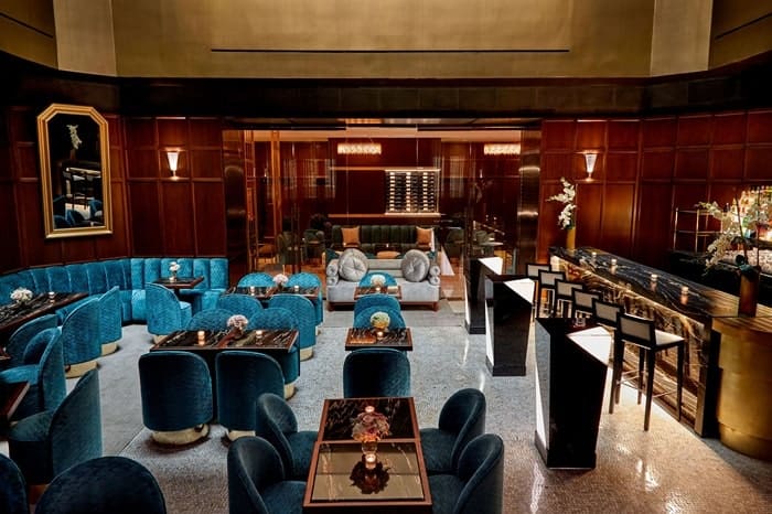 Allure Restaurant Lounge interior NYC