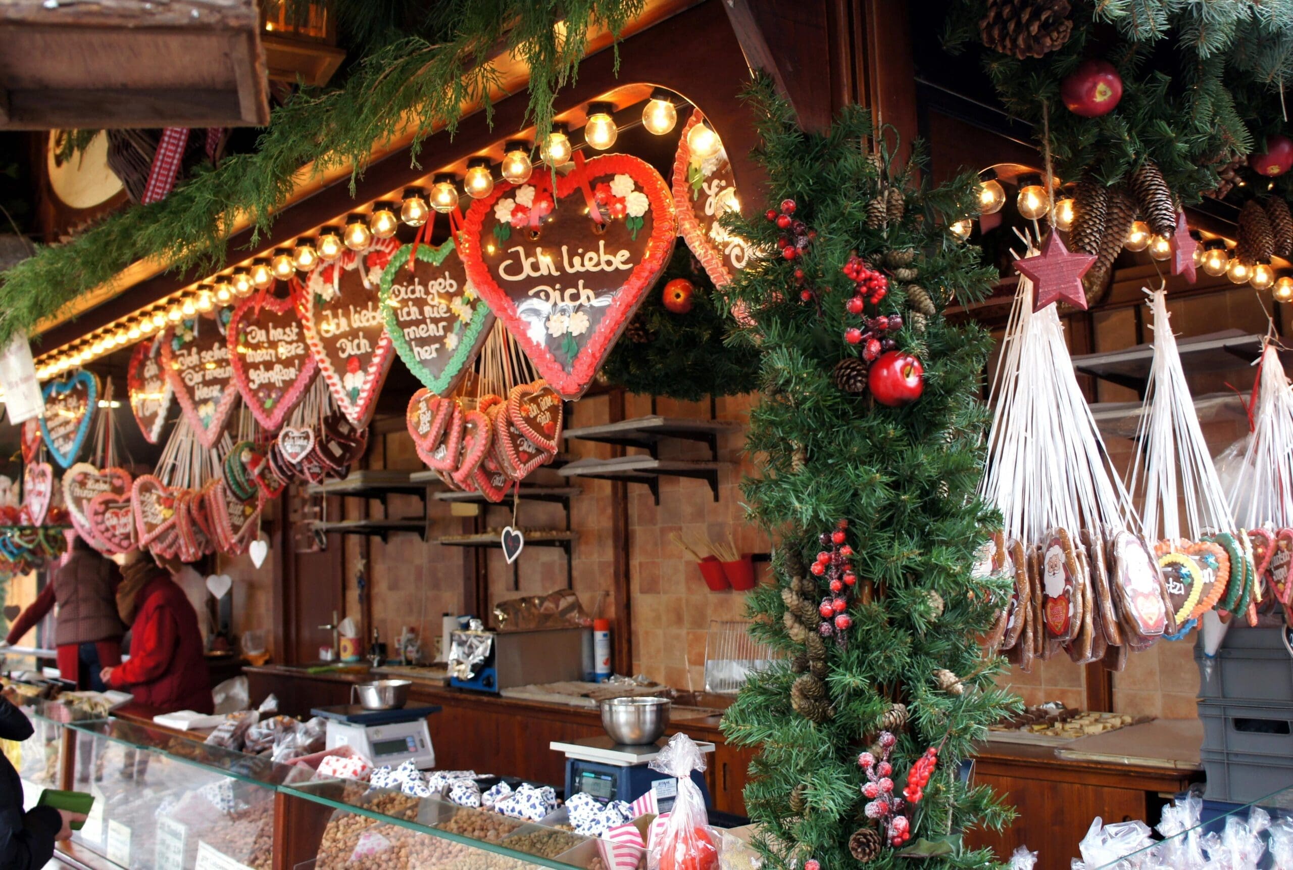christmas market cookies ich liebe dich germany