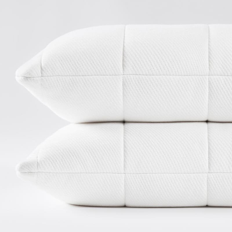 organic quilted pillow