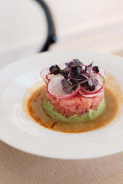 tuna tartare topping rose house best hamptons restaurants long island