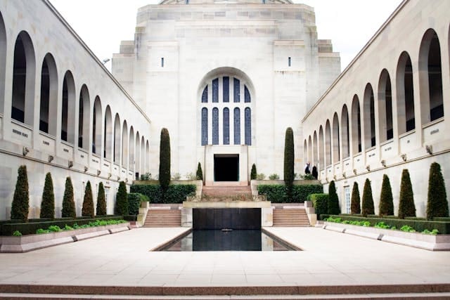 Courtyard of Australian War Memorial