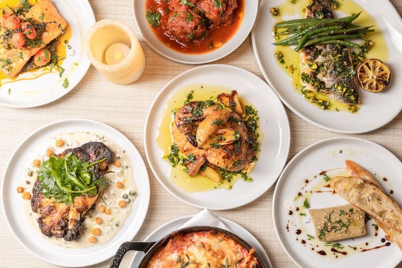 Heritage Grand Bakery, Restaurant and Pizza Bar food spread on table