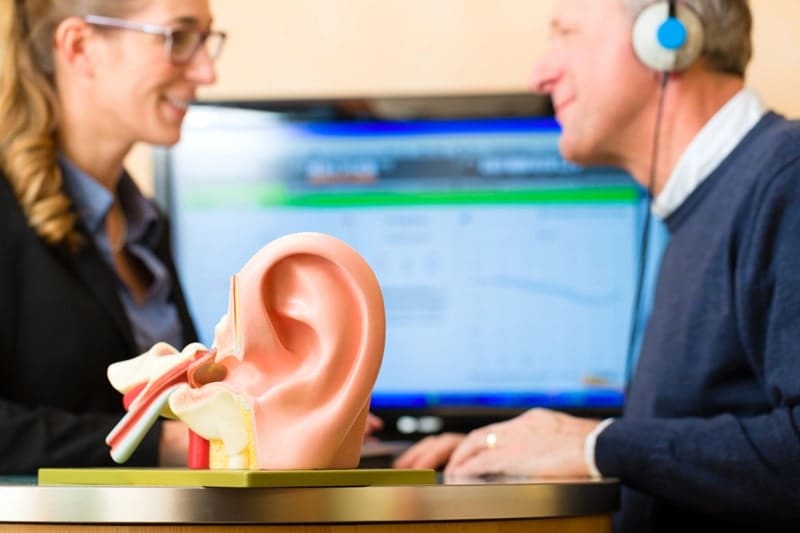 hearing test medical office