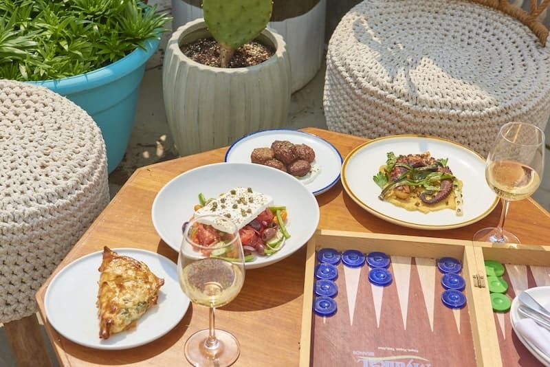 Backgammon and Snacks Calissa Hamptons