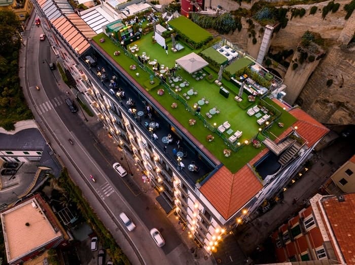 Grand Hotel Parkers rooftop