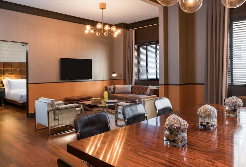 Gild Hall Penthouse guest room