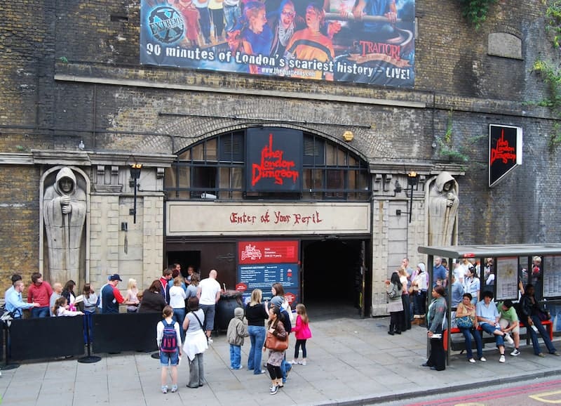 the famous London dungeon exhibition