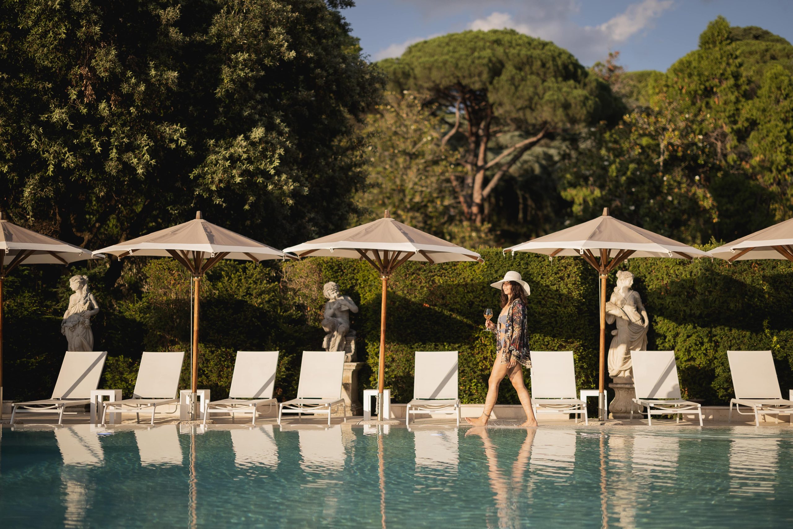 Villa Cora Florence pool