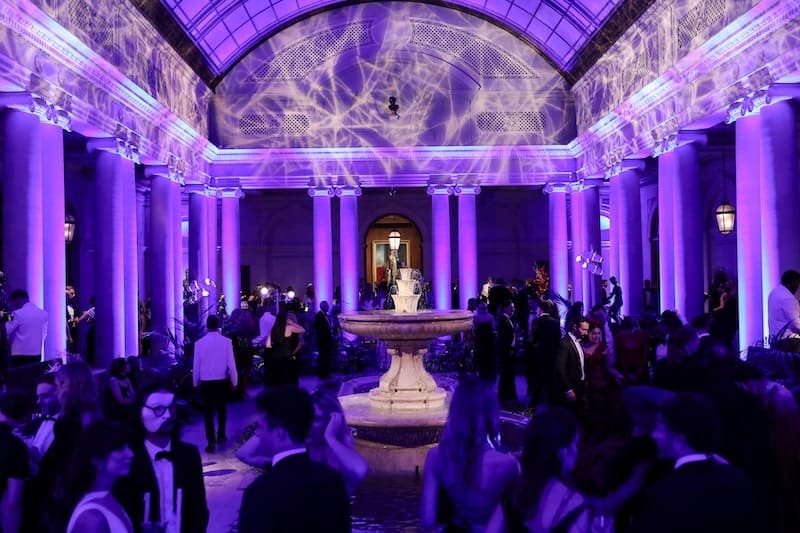 Ambiance in the Frick’s Garden Court at All Hallows’ Eve at the Mansion; photo: MattBorkowski/BFA.com